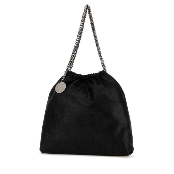 Stella Mccartney Women Black Shaggy Deer Medium Falabella Shoulder Bag